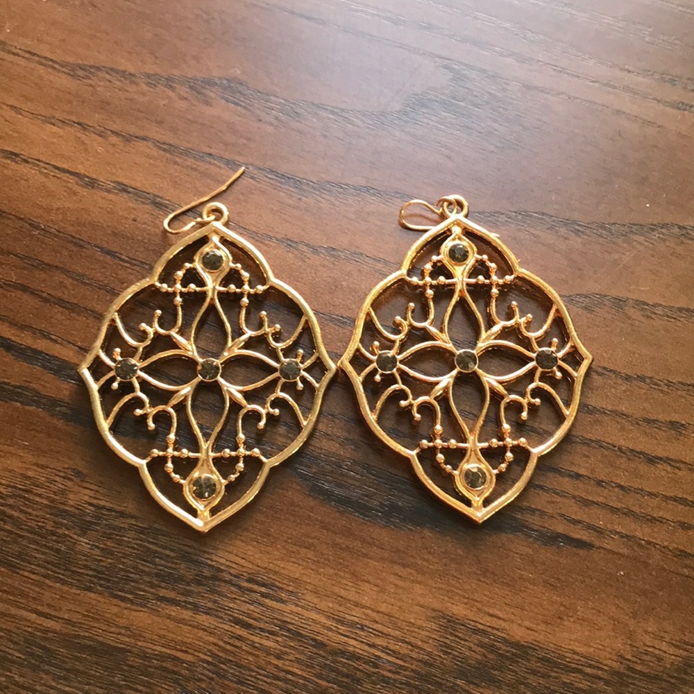GOLD colored earrings